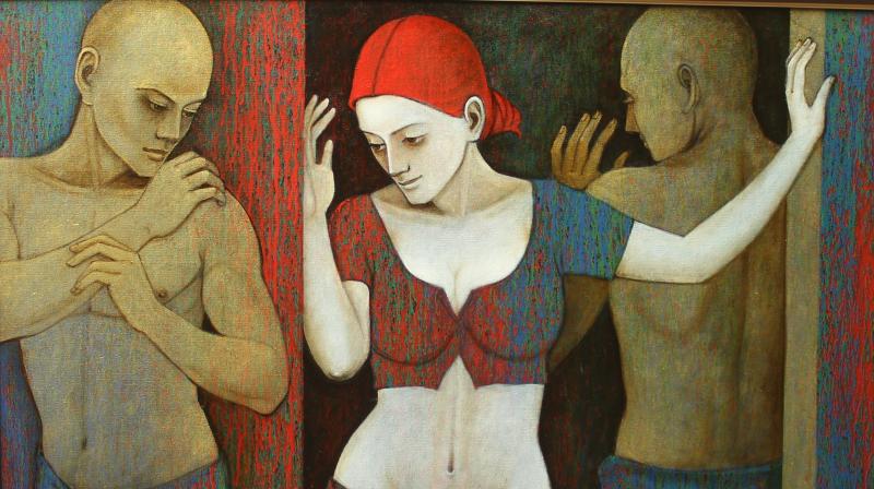 Exhibition by Asit Kumar Patnaik’s recent paintings promises to showcase men and women trying to figure each other out. The exhibition that will be on from January 30 to February 5 will stay open all days from 11am to 7pm