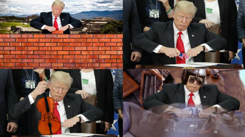 Donald Trump capping the pen makes the Internet go crazy Donald Trump capping the pen makes the Internet go crazy