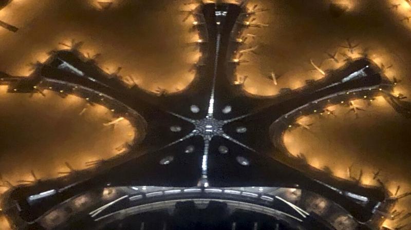 Visuals form Starfish shaped Beijings Daxing International Airport