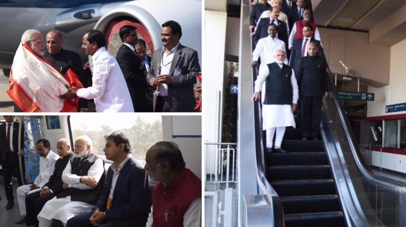 Modi launches Hyderabad Metro, largest public-private deal in sector