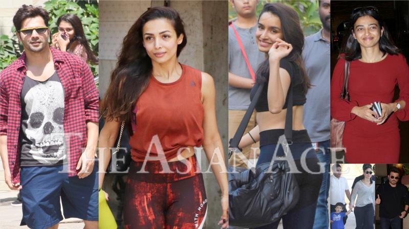 Spotted: Varun, Shraddha, Malaika, Kareena-Taimur & others snapped in Mumbai Spotted: Varun, Shraddha, Malaika, Kareena-Taimur & others snapped in Mumbai