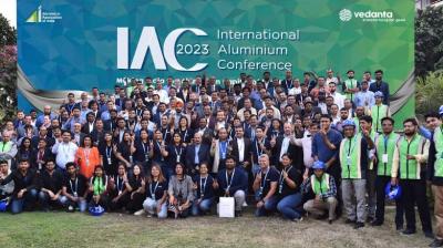 Representatives of global aluminium majors posing for a photograph at Jharsuguda in Odisha 