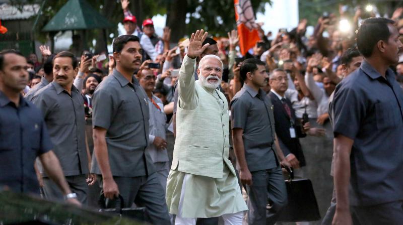 PM Modi gets inclusive, says win heralds a new India by 2022 PM Modi gets inclusive, says win heralds a new India by 2022