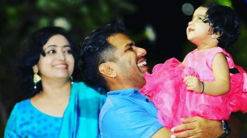 2-year-old Tejaswini Bala was declared brought dead by private hospital, where Balabhaskar, his wife and car driver are undergoing treatment for injuries. (Photo: Facebook | Balabhaskar)
