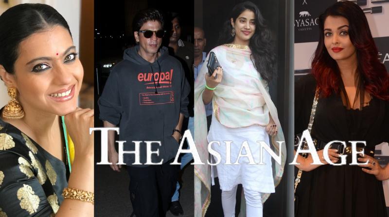 Star-struck: SRK, Kajol, Aish, Janhvi put their fashionable foot forward Star-struck: SRK, Kajol, Aish, Janhvi put their fashionable foot forward