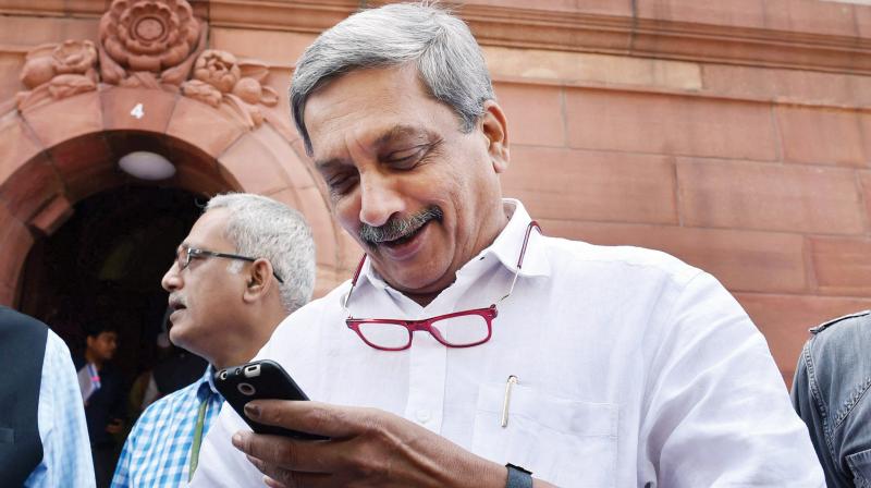 Manohar Parrikar claims to have the support of regional outfits and independents. BJP president Amit Shah, home minister Rajnath Singh and senior party colleague Nitin Gadkari will attend the swearing-in ceremony in Goa. (Photo: AP) Manohar Parrikar claims to have the support of regional outfits and independents. BJP president Amit Shah, home minister Rajnath Singh and senior party colleague Nitin Gadkari will attend the swearing-in ceremony in Goa. (Photo: AP)