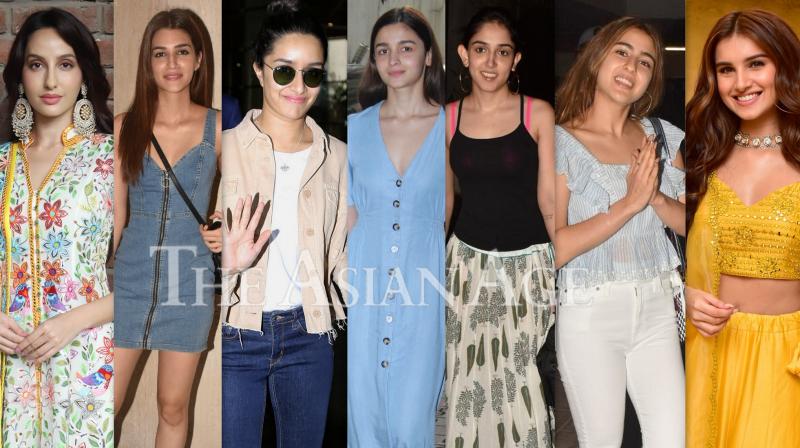 Dazzling divas: Alia, Shraddha, Tara, Sara & others step out in style