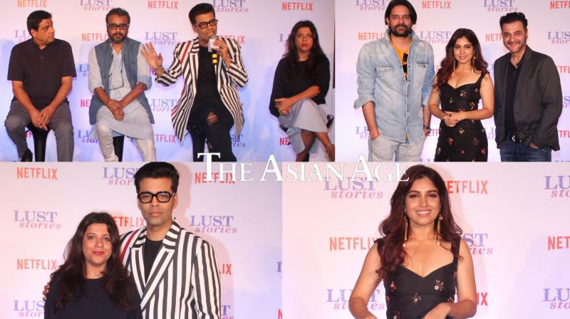 In photos: Karan, Zoya, Dibakar, Bhumi at Lust Stories trailer launch