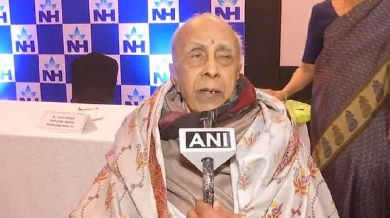 Ramaswamy said, Being paralysed at this age would have put tremendous stress on my family and I am grateful to the hospital for taking the chance and gifting me a life to cheer. (Photo: ANI)