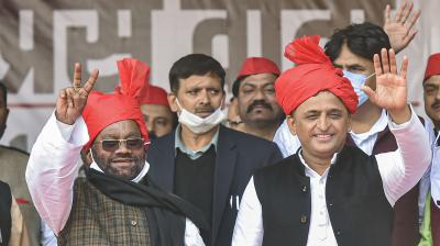Swami Prasad Maurya, Dharam Singh Saini, other BJP MLAs join Samajwadi Party