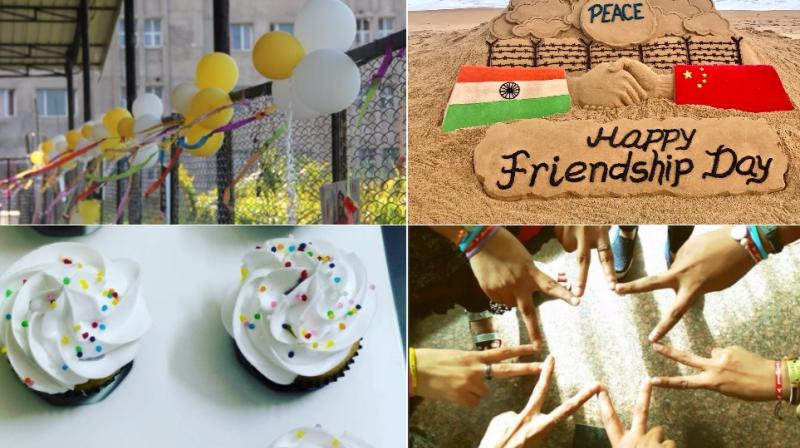 People all over are celebrating Friendship Day