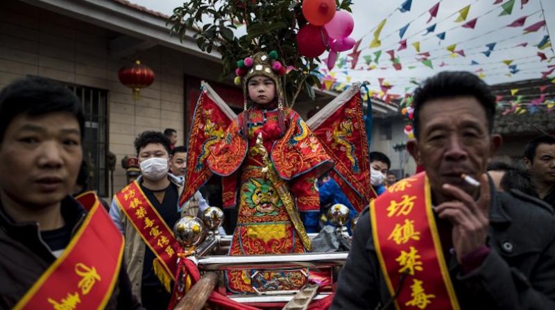 Its an annual event in the village of Tufang in coastal Fujian province, where Chinas Hakka community is concentrated and marks its unique history with a range of colourful festivals. (Photo: Representational Image)