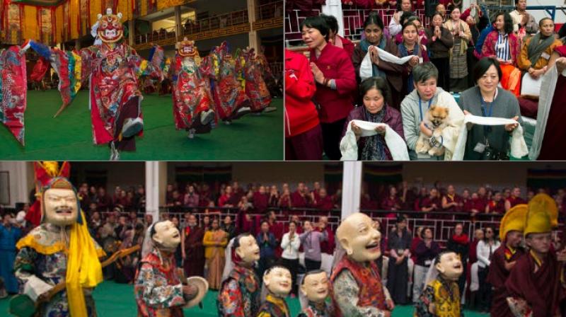 Tibetans remember 8th century Indian seer in vivid ceremony