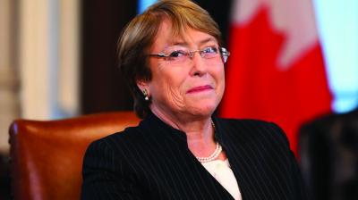 UN human rights chief Michelle Bachelet