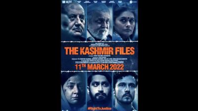 Poster of the movie 'The Kashmir Files'. (Twitter)
