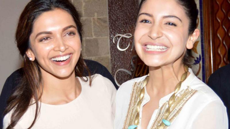 Anushka and Deepika at an event.