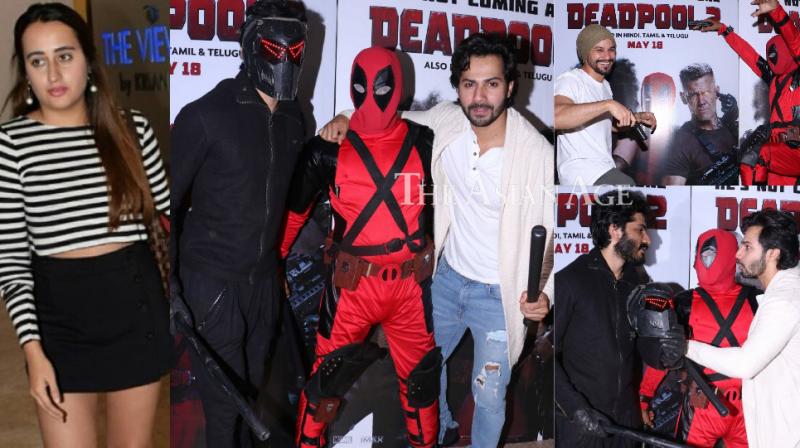 Deadpool 2: Varun brings ladylove along, Harshvardhan springs surprise