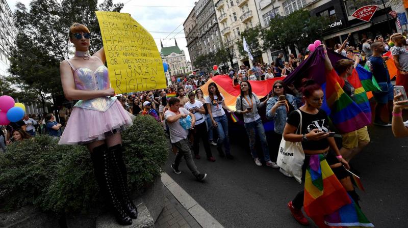 Serbias first lesbian prime minister takes part in gay pride march