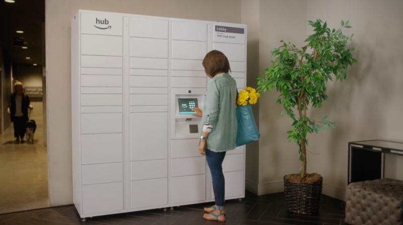 ll the buyer has to do is input the delivery code into the computer and open the locker to take delivery of the product. (Image: Amazon)