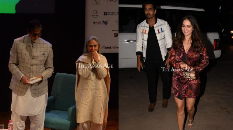 Work hard, party harder: Big B, Jaya unveil book, Kim, Rane make it official Work hard, party harder: Big B, Jaya unveil book, Kim, Rane make it official