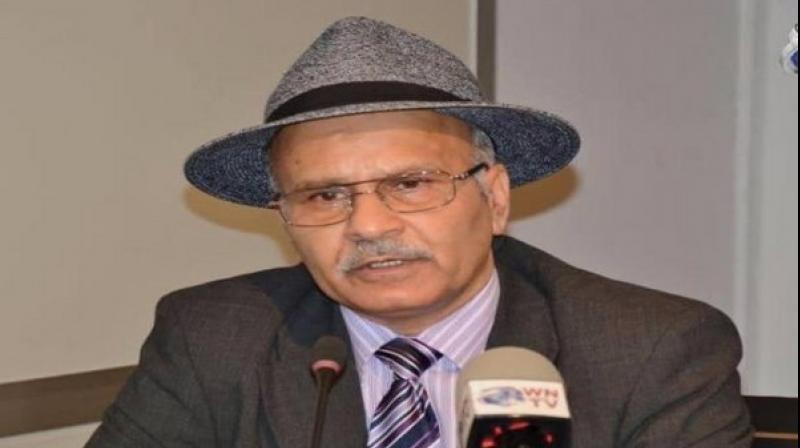 Dr. Shabir Choudhry, president of the Foreign Affairs Committee of the United Kashmir Peoples National Party. (Photo: ANI)