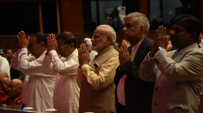 Prime Minister Narendra Modi is on two day visit to Sri Lanka (Photo: MEA/Twitter)