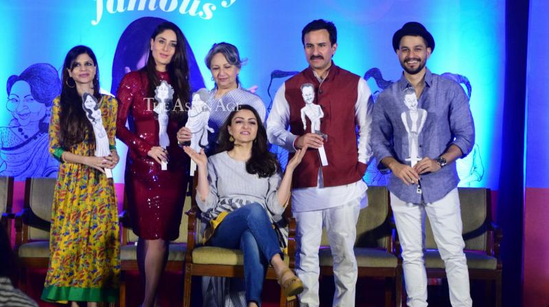 Famous family comes together to launch moderately famous book