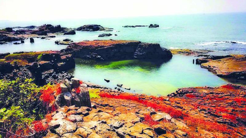 Explaining the beauty of Malpe beach would be incomplete without the mention of the St.Marys Island, which was our next destination.