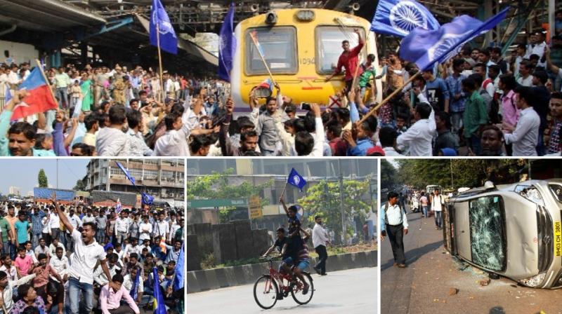 Mumbai crippled as Dalit protesters take to streets
