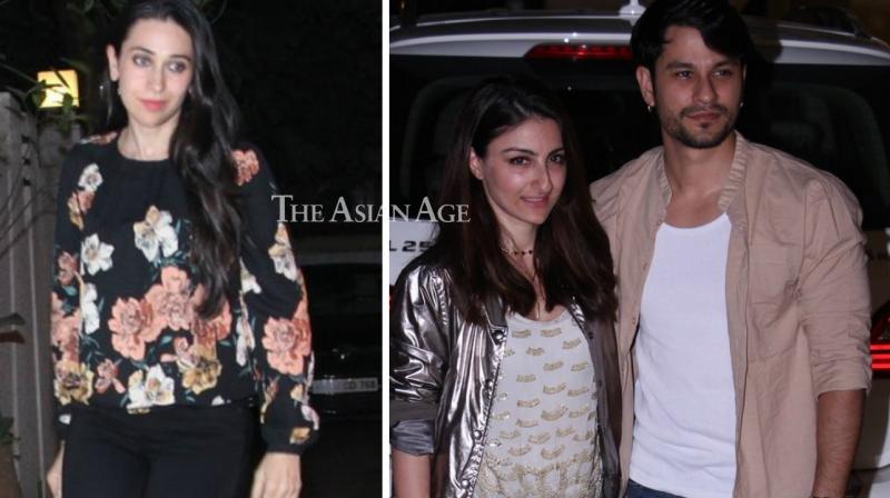 Karisma, Soha, Kunal come out for Madhur Bhandarkars bash