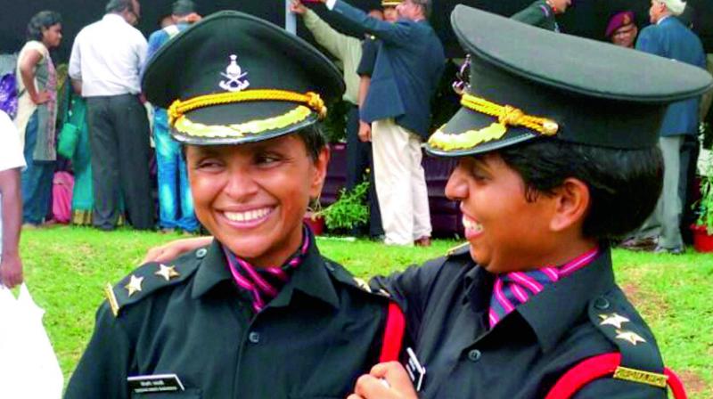 Swati Mahadik, wife of late Col. Santosh Mahadik, passed out from OTA in Chennai on Saturday. (Photo: PTI) Swati Mahadik, wife of late Col. Santosh Mahadik, passed out from OTA in Chennai on Saturday. (Photo: PTI)
