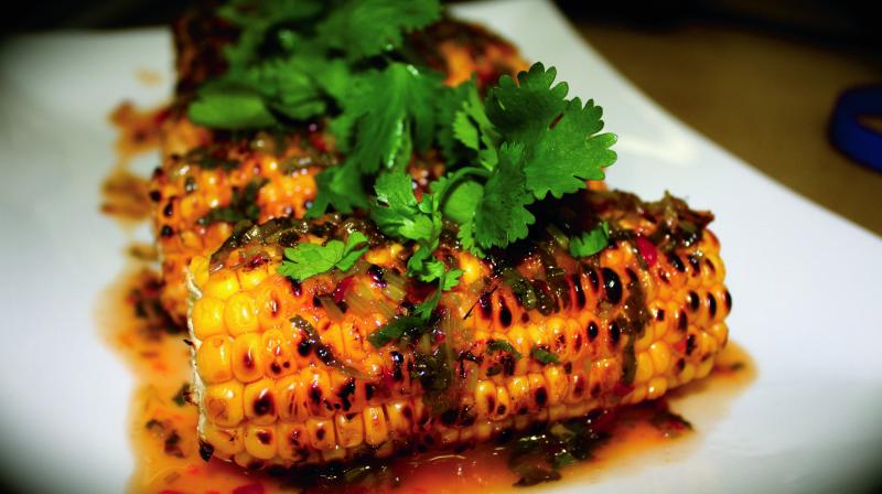 Sweet Corn Coriander Butter Sweet Corn Coriander Butter