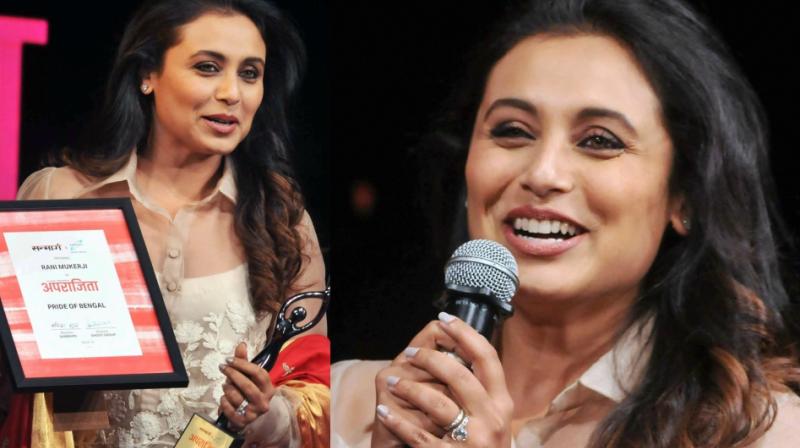Rani Mukerji gets Pride of Bengal honour as she lands in Kolkata for Hichki