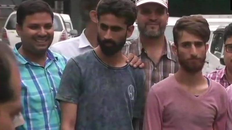 The 2 terrorists were associated with ISJK, the terror outfit influenced by Islamic State ideology, police official said. (Photo: Twitter | ANI)
