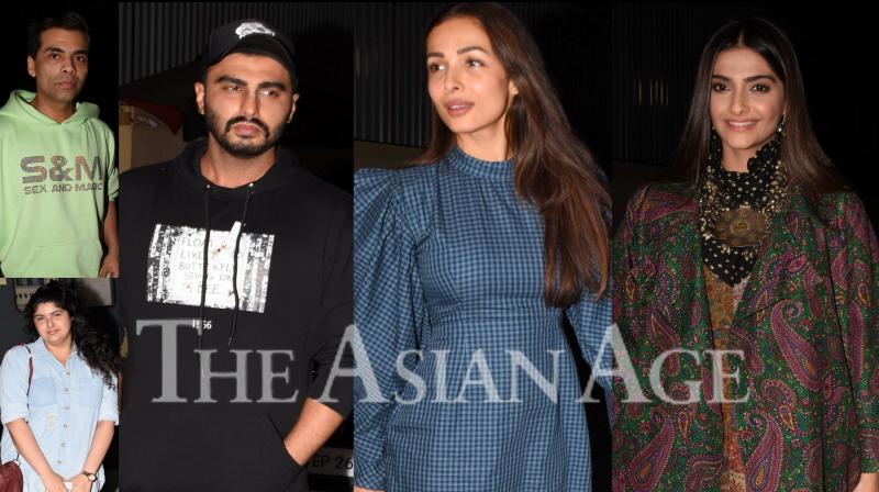 Indias Most Wanted screening: Malaika, Sonam & others watch Arjun Kapoors film