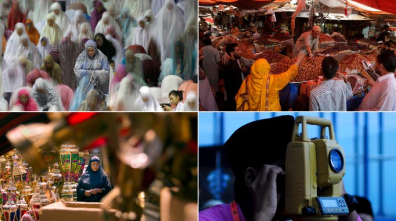 Devotees mark the commencement of the holy month of Ramadan