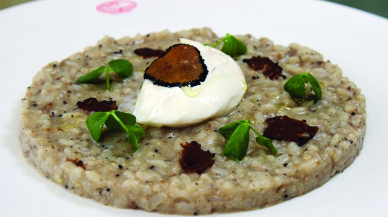 Black truffle risotto