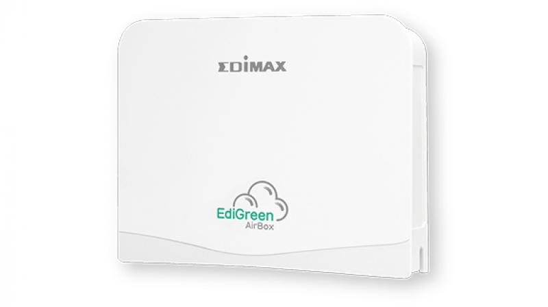 The real-time air quality data is delivered to the user by the free Edigreen mobile companion app.