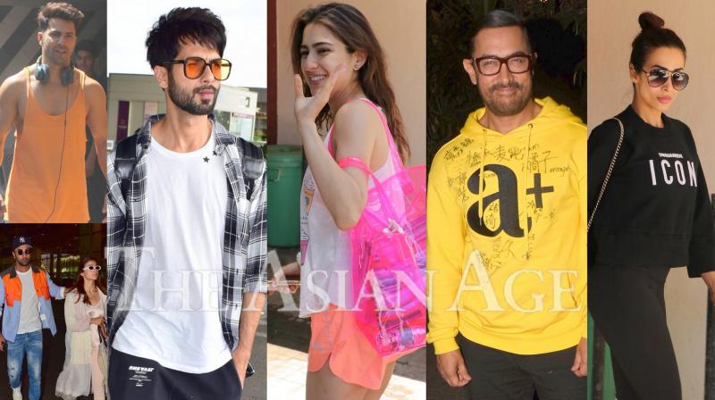 Stars in the city: Aamir, Ranbir-Alia, Varun, Sara & others snapped in Mumbai Stars in the city: Aamir, Ranbir-Alia, Varun, Sara & others snapped in Mumbai