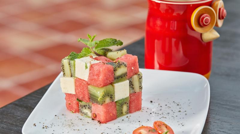 Fruit Cube Salad Fruit Cube Salad