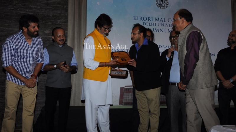 Big B takes initiative to help rebuild alma mater theatre with celebrity alumni