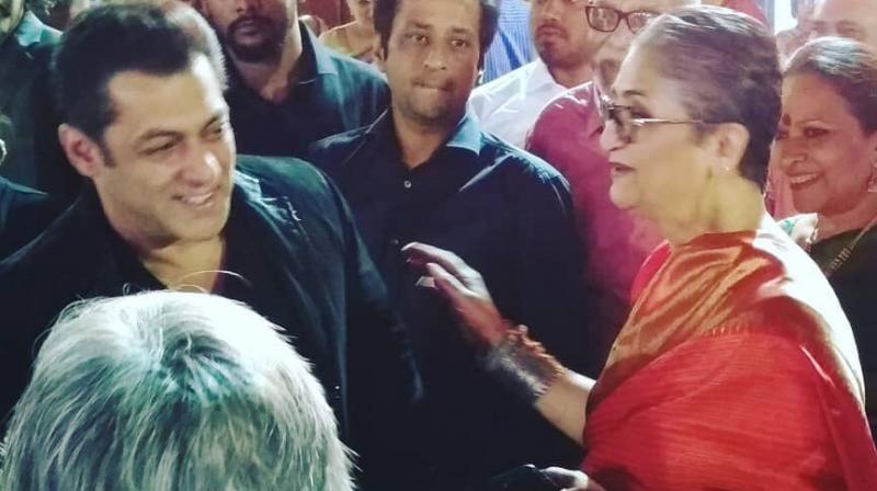 Salman Khan at a wedding.
