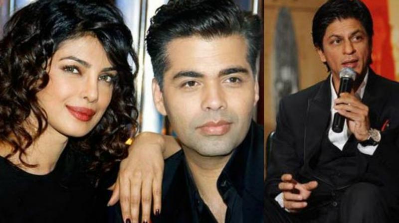 Karan Johar, Priyanka Chopra and Shah Rukh Khan.