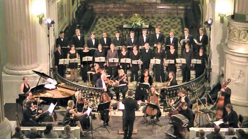 Martin Palmeris famous Argentinian Misatango featuring bandoneon player Dario Polonara, is all set to perform at the NCPA under SOI Chamber Orchestra. Martin Palmeris famous Argentinian Misatango featuring bandoneon player Dario Polonara, is all set to perform at the NCPA under SOI Chamber Orchestra.