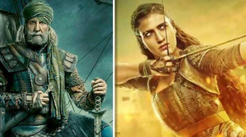 Amitabh Bachchan and Fatima Sana Shaikh in Thugs of Hindostan. Amitabh Bachchan and Fatima Sana Shaikh in Thugs of Hindostan.