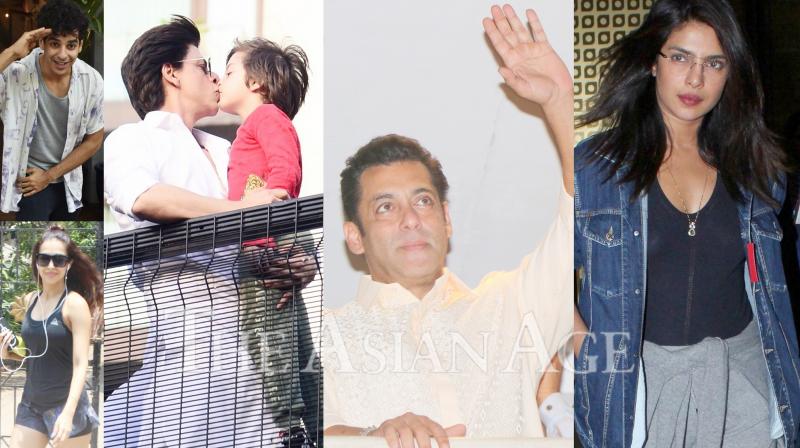 Stars in the city: SRK, Salman, Priyanka & others snapped in Mumbai