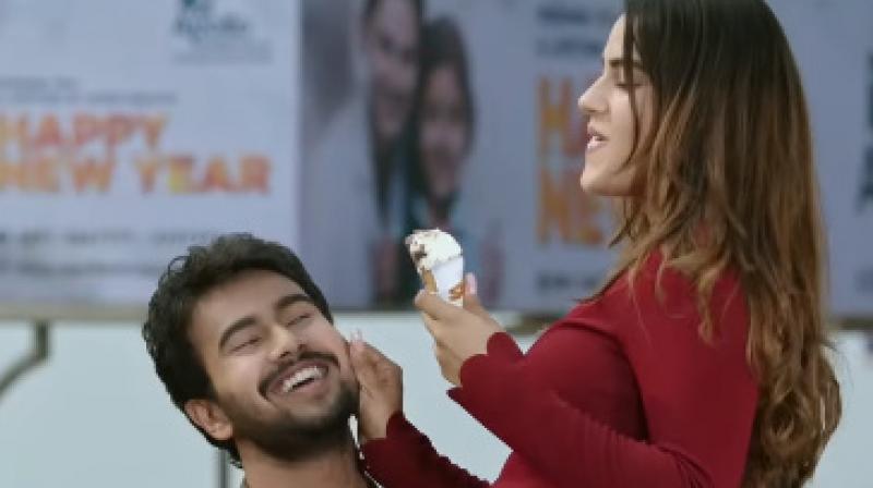 Rahul Vijay and Kavya Thapar in a still from Ee Maya Peremito.