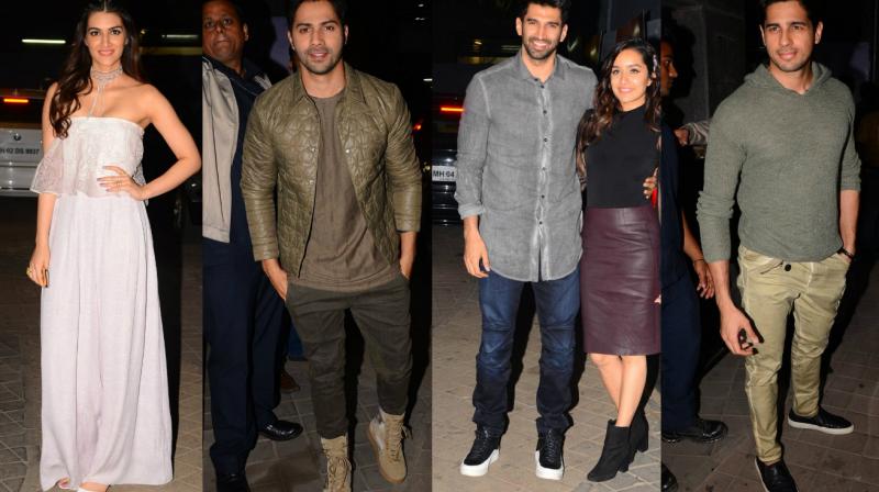 Varun, Sidharth, Kriti, others stars watch OK Jaanu