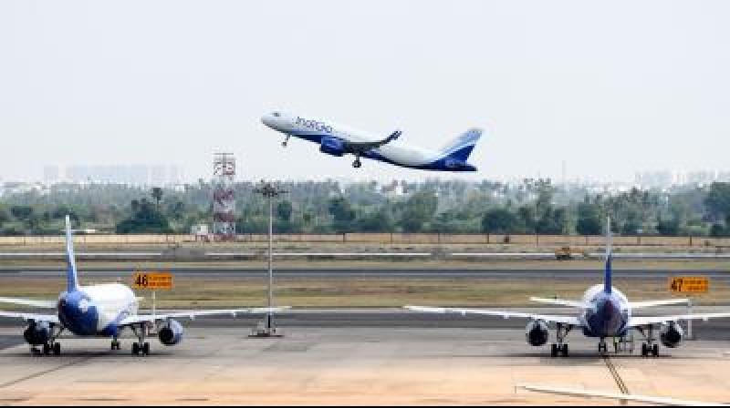 There is less reason to worry on the count of increased air travel overly affecting the pandemic situation as the aviation sector is one that has maintained high standards in following pandemic protocols. Representational Image. (AFP)