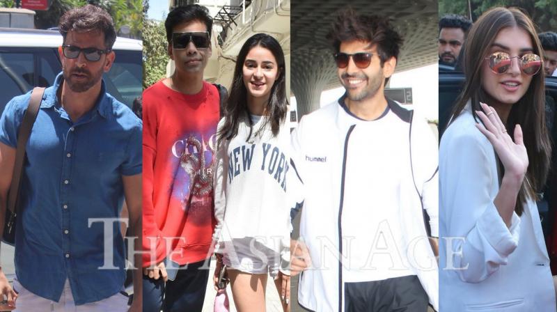 In Pics: Kartik, Ananya, Hrithik, Tara and others spotted in Mumbai